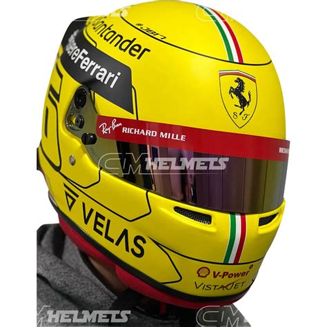 CHARLES LECLERC 2024 MONZA GPF1 REPLICA HELMET .